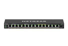 GS316EPP - Netgear 300 Series GS316EP 15 x RJ-45 Ports PoE+ 1000Base-T + 1 x SFP Port Layer 3 Managed Gigabit Ethernet Plus Network Switch