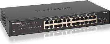 GS324T - Netgear Prosafe S350 Series GS324T 24 x Ports 10/100/1000Base-T + 2 x SFP Ports Layer 2 Managed Rack-mountable Gigabit Ethernet Network Switch