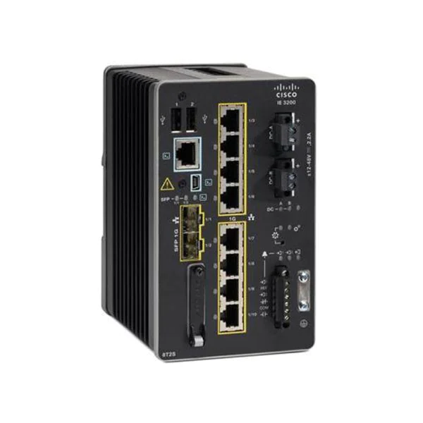 Cisco IE-3200-8T2S-E Industrial Ethernet Switch with 8 Ports and 2 SFP+ Uplinks